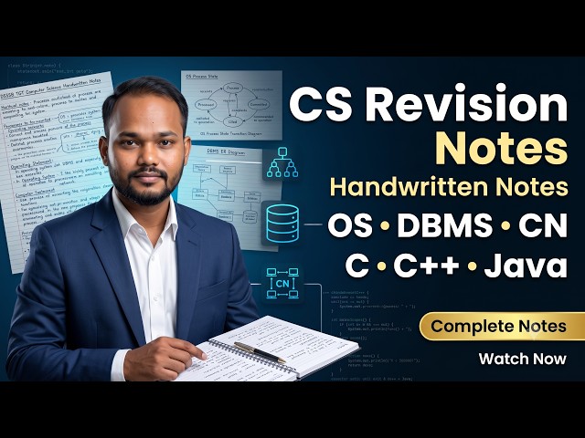 DSSSB TGT Computer Science Handwritten Notes | Complete CS Revision Notes