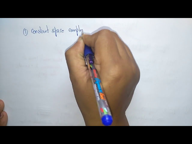 Space Complexity | DAA | Design & Analysis of Algorithms | Lec-02 | Bhanu Priya