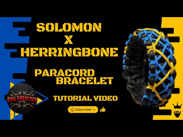 Combining Two Powerful Weaves: The Ultimate Solomon x Herringbone Bracelet Build #paracordbracelet