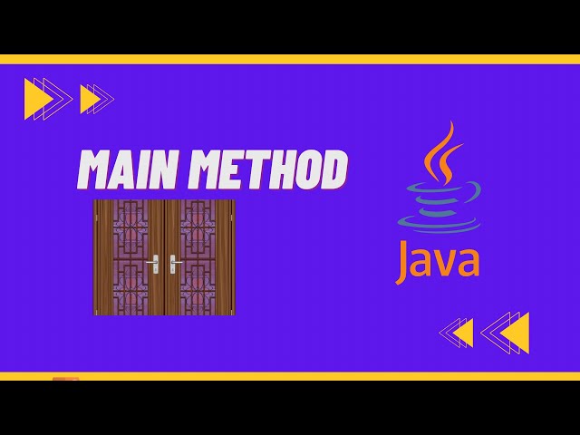 Main Method in Java
