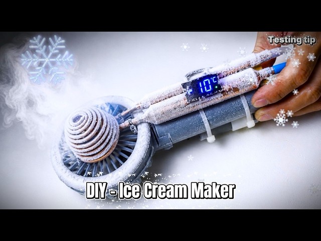 DIY Ice Cream Maker That Actually Works! | Easy Homemade Ice Cream Machine