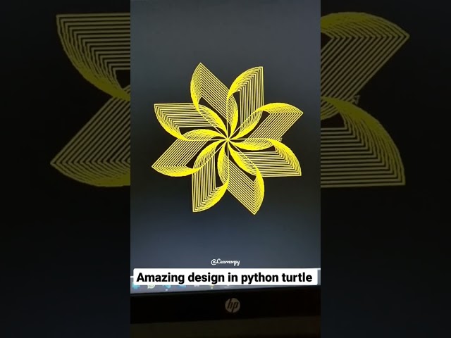 Python Turtle Graphics | Coding Video | Instagram Reels | Amazing design |