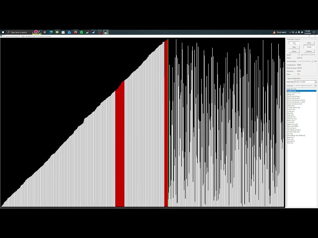 This sorting algorithm sounds like star wars blasters sort of