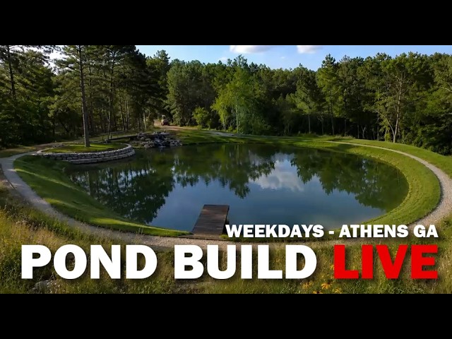 JOMA Construction Pond Build 2026 LIVE