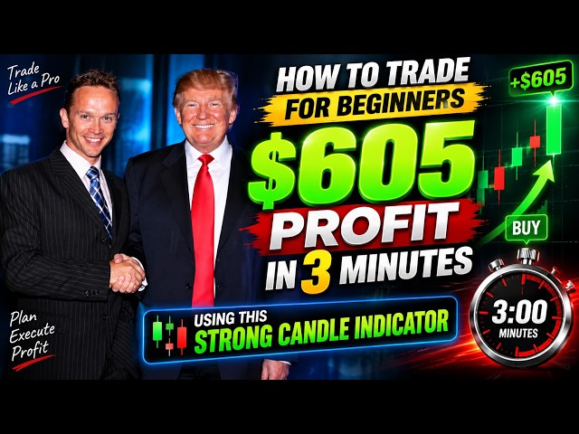 $605 Profit in 3 Minutes Using This Strong Candle Indicator