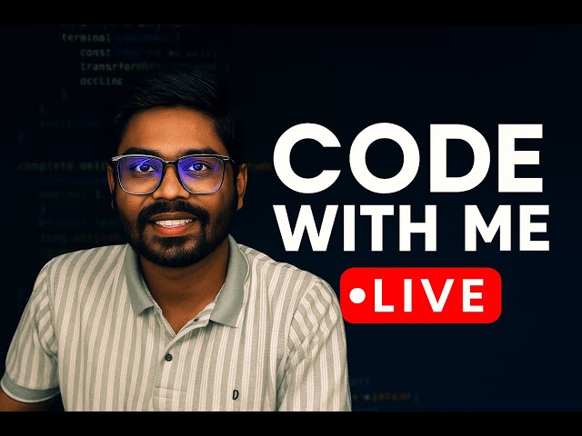 💻 Code With Me | Live Coding Session (Chill + Productive) 11 Jan