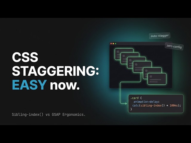 CSS siblingIndex() is a Game Changer