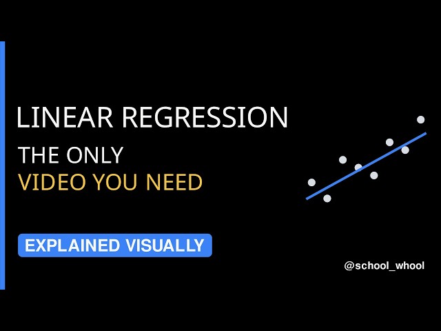 Geometric Intuition of Linear Regression explained visually Everything you need to know #datascience