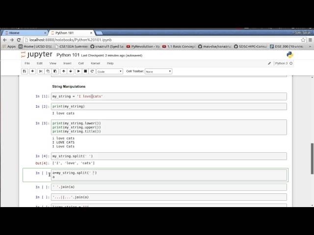 Python 101 2: String Manipulation