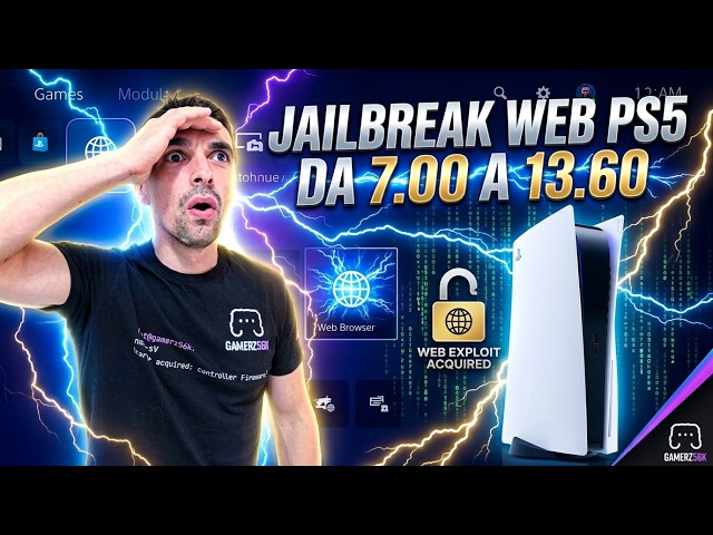 PS5 WEB JAILBREAK FROM 7.00 TO 13.60 - ENGLISH TUTORIAL #ps5 #playstation #jailbreak #webkit #sony