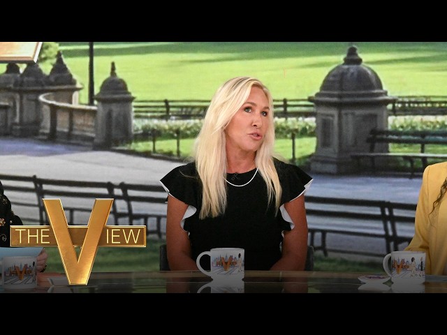 Marjorie Taylor Greene reacts to sexual assault allegation against Graham Platner | The View