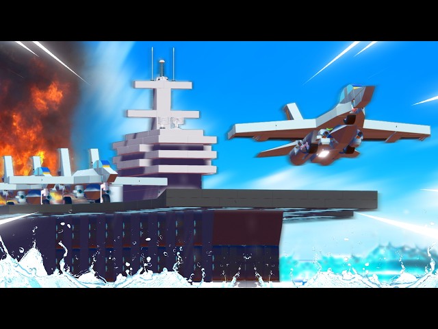 Building Deploying Jets From An Aircraft Carrier!...