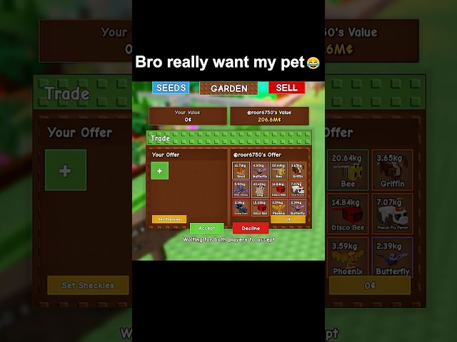 Is my pet That Valueble? #roblox #growagarden #gag