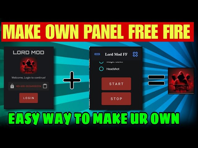 HOW TO MAKE PANEL FREE FIRE SKETCHWARE PRO