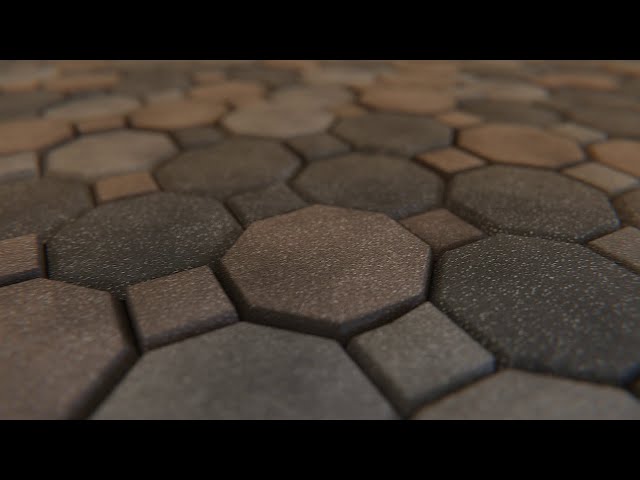 great ground tiles - Blender Geometry Nodes