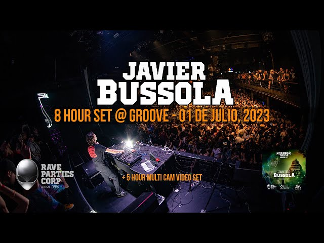 [PSYTRANCE VIDEO SET] JAVIER BÚSSOLA 8 HOUR SET @ GROOVE - 1 / 7 / 2023