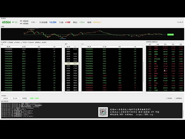 【天真選擇權】程式交易-python-api-盤中實況-