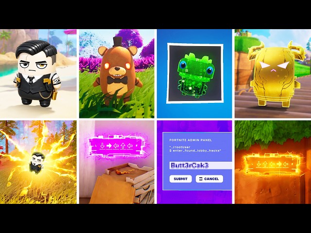 How to Find EVERY RARE SPRITE in Season 4 Fortnite! (ALL CODES)