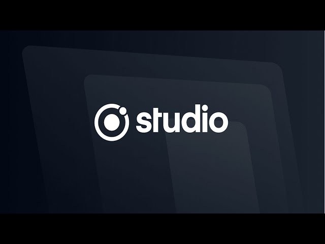 IONIC Studio Complete Tutorial