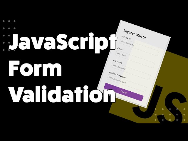 JavaScript Form Validation Mastery: A Complete Guide with HTML, CSS, and Regex 🚀