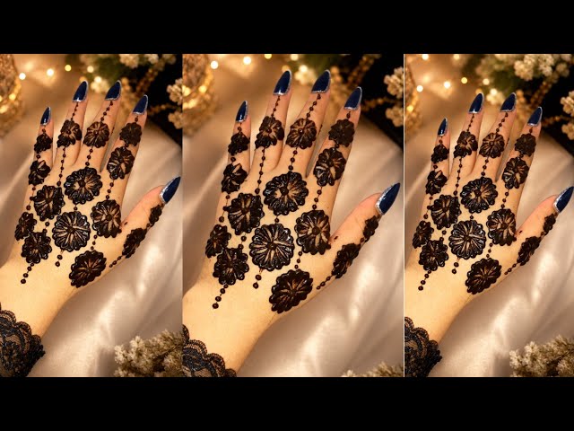 Simple & unique mehndi design for back hand| letest mehndi design|mehandi ka design |mehendi।mehnadi