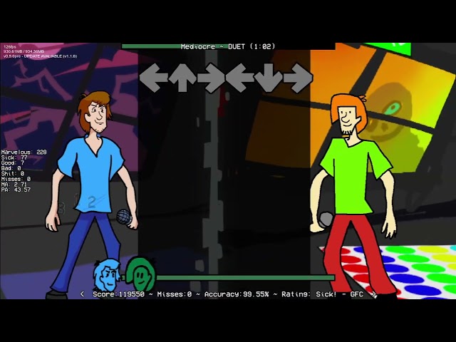 [FNF] Mediocre Duet Mode Full Combo - Duet Mode Collection Mega Extender Update