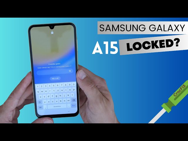 Samsung A15 / Unlock / Remove Screen Lock / PIN / Password / Hard Reset