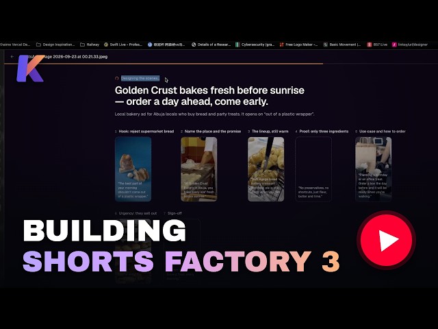 Building a Shorts Automation App: First Full Run