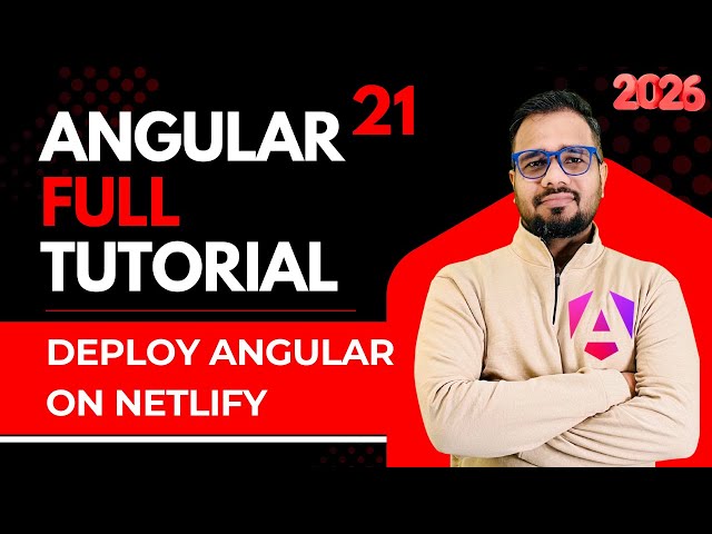 Angular 21 Tutorial in Hindi #67 | Netlify Deployment for Angular Project