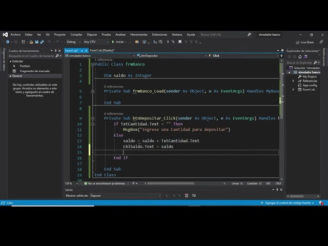 Creación de un Programa Utilizando Visual Studio