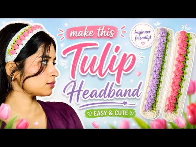 Crochet Headband Tutorial | Easy Crochet Headband For Beginners | Mamuni Crochets