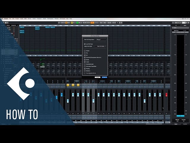How to Use the Link Channels Feature | Cubase Advance Features