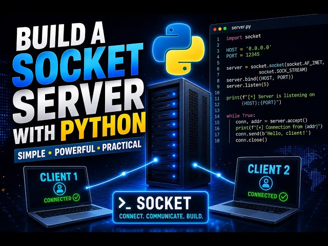 How to Use Sockets in Python (Beginner Tutorial)