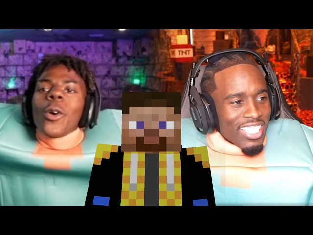 Racing Kai Cenat and Speed (all 4 Minecraft Bosses)