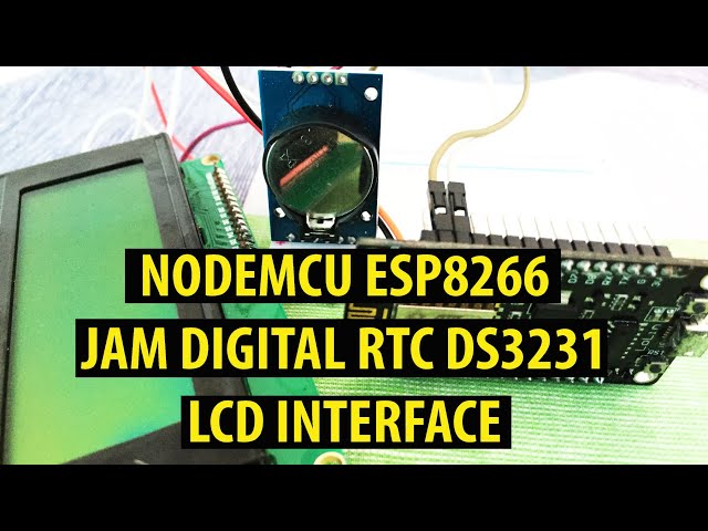 JAM DIGITAL RTC DS3231 NODEMCU ESP8266 ARDUINO