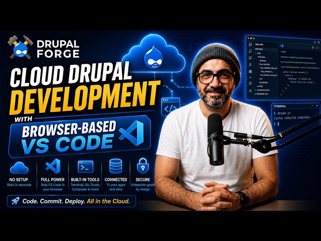 Cloud Drupal Development with Browser-Based VS Code