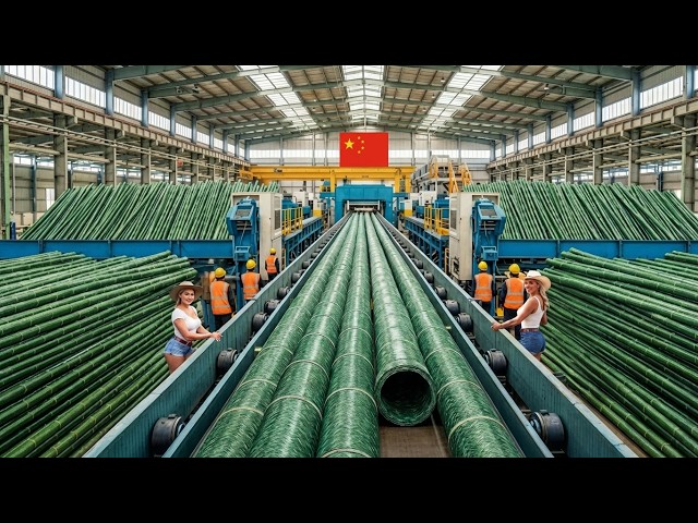 You Won't Believe How Bamboo Becomes BLACK GOLD | Inside World's Largest Kiln