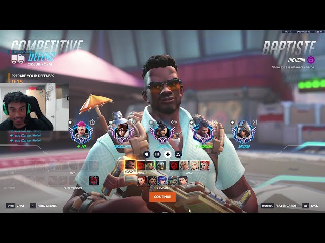 Sugarfree BAPTISTE Season 3 Top 500 Gameplay Overwatch