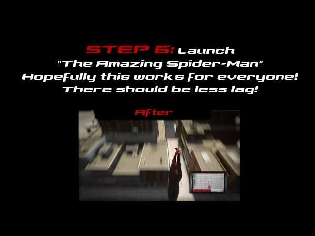 The Amazing Spider-Man PC Game Lag Fix Tutorial