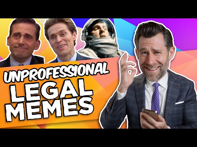 Real Lawyer Reacts to UNPROFESSIONAL Memes