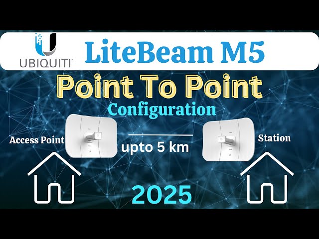 Ubiquiti Litebeam M5 Point To Point Full Configuration | Ubnt LiteBeam M5 Point To Point Setup #ubnt
