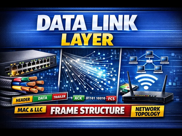 CCNA  | Epis 2: Data Link Layer Explained for Beginners | Networking Fundamentals & Frame Structure