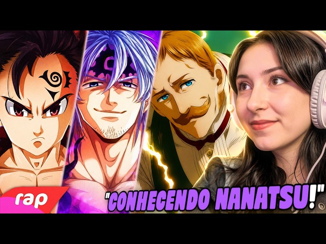 3-IN-1 REACT TO 7 MINUTOZ | Estarossa, Zeldris and Escanor Rap (The Seven Deadly Sins) - Isoca