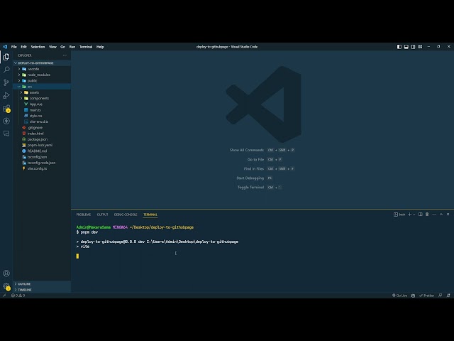 How to deploy Vue App To GithubPages Part 1 (Speak Khmer)