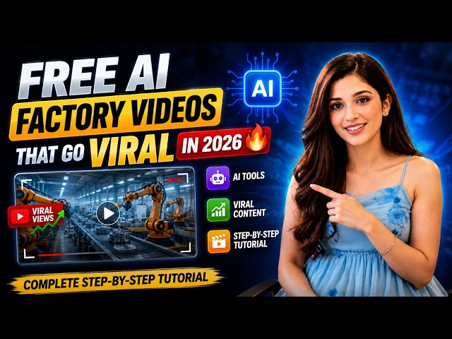 Free AI Factory Videos That Go Viral in 2026 | Complete Step by Step Tutorial