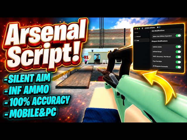 Arsenal Script 2026 | Silent Aim + Aim Ammo + 100% Accuracy + More (NO KEY + WORKING)