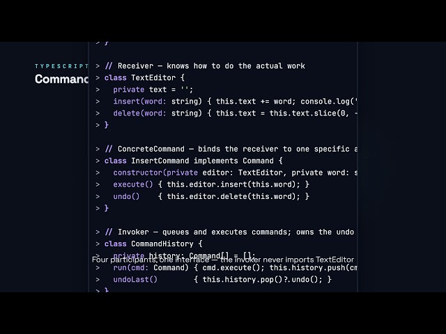 Command - Software Design Patterns