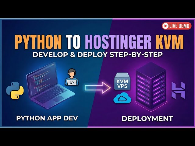 Python App Deployment on Hostinger KVM VPS | Step-by-Step Guide (Urdu/Hindi) 🚀🐍