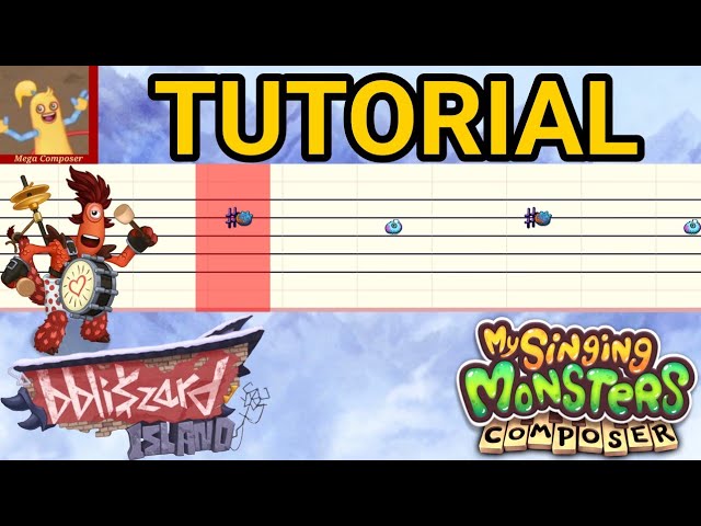 TUTORIAL | 🏔️ bbli$zard Island bb$kinbash - My Singing Monsters Composer