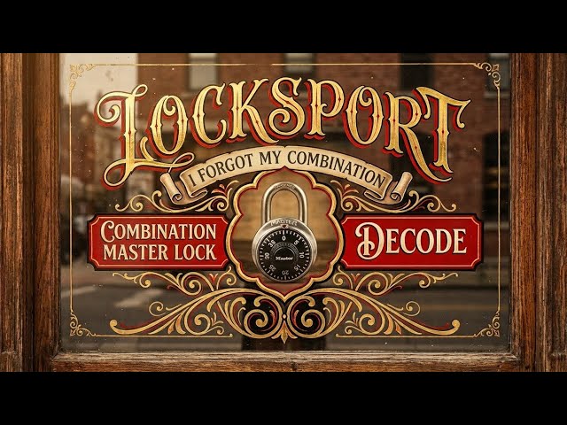 Master Lock Combination Decode